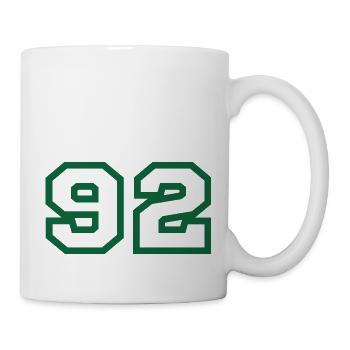 Number 92 sport - Mug - white - Right