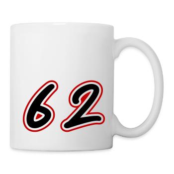 62 Symbole numérique - Mug blanc - blanc - Droite