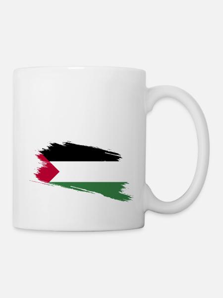 Palestine Flag - Mug - white