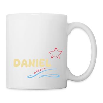Daniel als Geschenk - Tasse - Weiß - Rechts