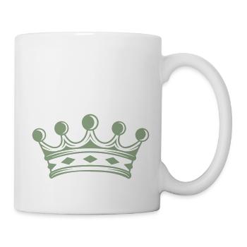 couronne - Mug blanc - blanc - Droite