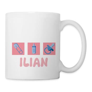 Geschenk für Ilian - Tasse - Weiß - Rechts