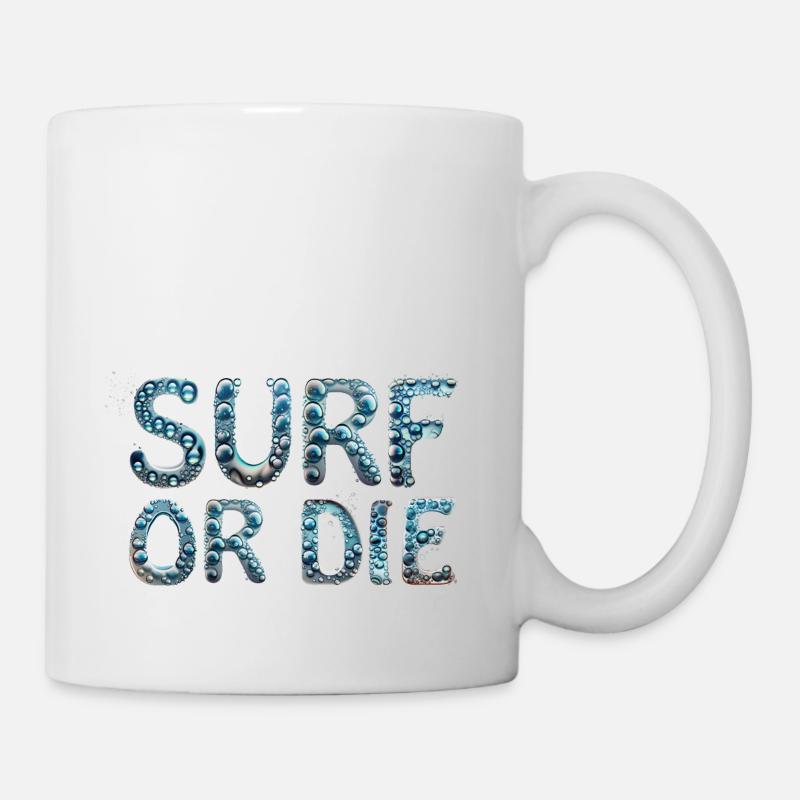 Surf Dictons Anglais - Mug blanc - blanc