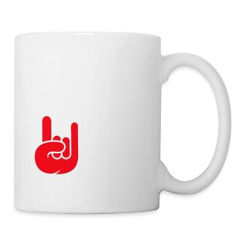 Fuck Pop Charts Musique Heavy Metal Hard Rock Amour - Mug blanc - blanc - Droite
