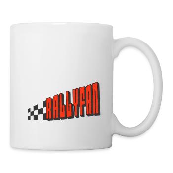 Rallyefan - rot schwarz - Tasse - Weiß - Rechts