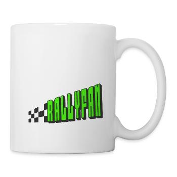 Rallyfan green black - Mug - white - Right