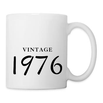 Vintage 1976 - Birthday Gift Idea - Mug - white - Right