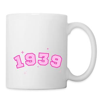 1939 rose étoile - Mug blanc - blanc - Droite
