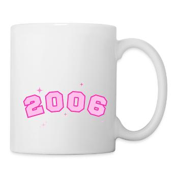 2006 rose étoile - Mug blanc - blanc - Droite