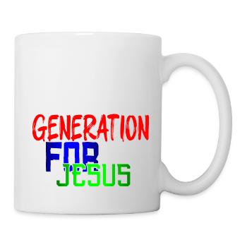GENERATION FOR JESUS - Mug blanc - blanc - Droite