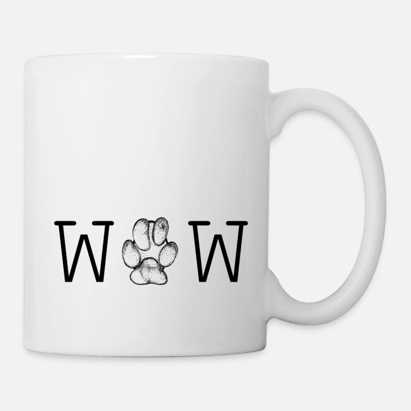 WOW - Tasse - Weiß