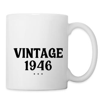 Vintage 1946 - Birthday Gift Idea - Mug - white - Right