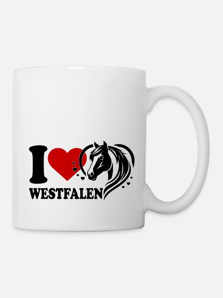 J’adore Horse Westphalia - Mug blanc - blanc