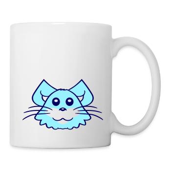Pretty Cat Looking Happy Cheerful Smiling - Mug - white - Right