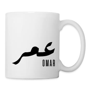 Omar prénom en arabe - Mug blanc - blanc - Droite
