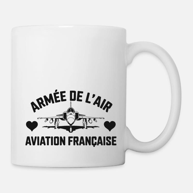 Armée de l'air aviation française - Mug blanc - blanc