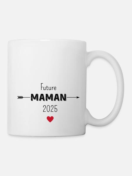 Future maman 2025 - Mug blanc - blanc