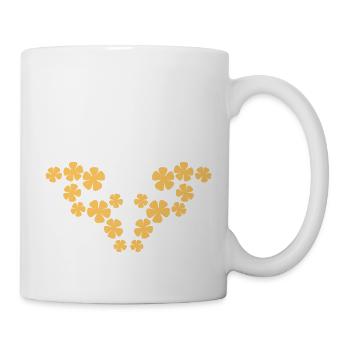 Many Pretty Flowers Colorful Decorative Pattern Beautiful - Mug - white - Right