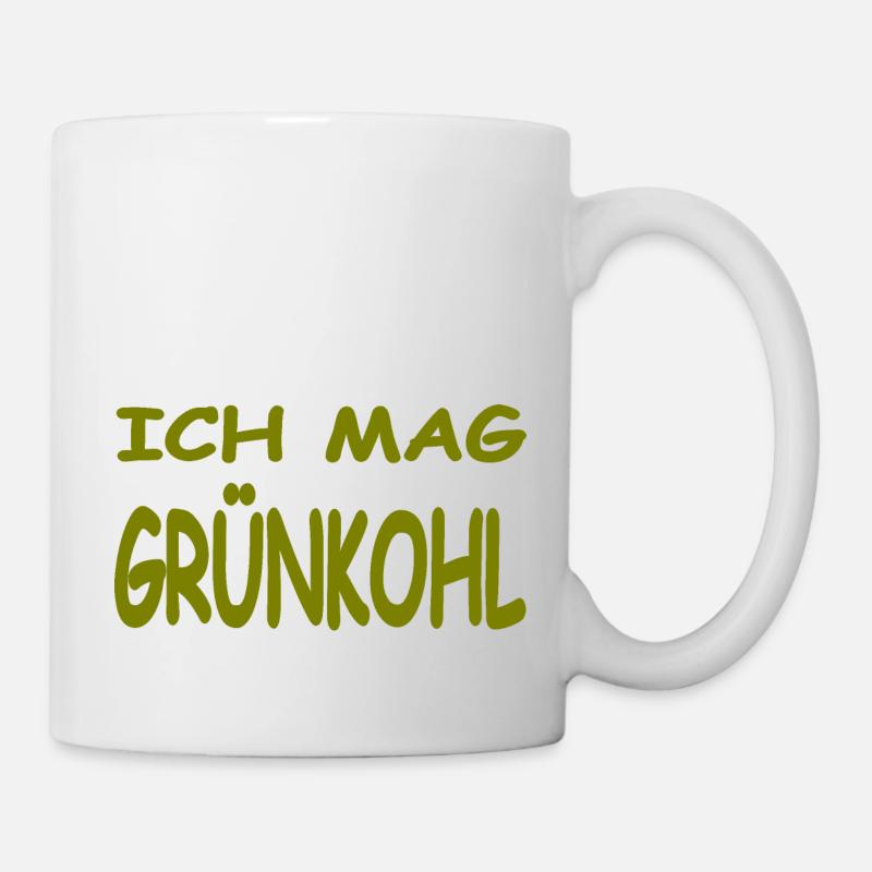 Grünkohl - Tasse - Weiß