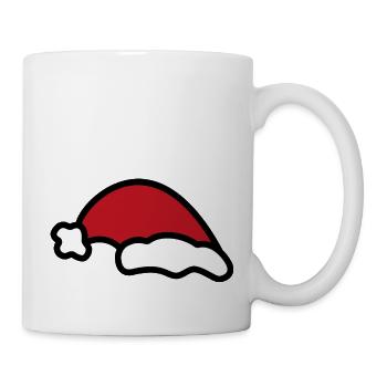 Santa hat - Mug - white - Right