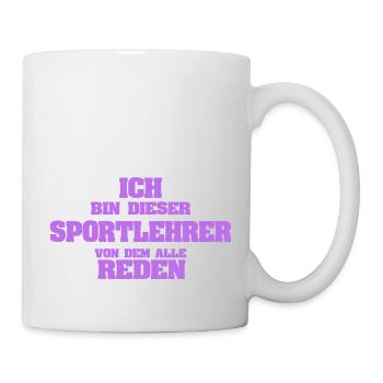 Professeur d’éducation physique en tant que profession - Mug blanc - blanc - Droite