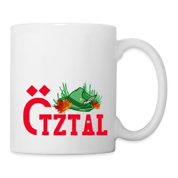 Ötztal red text Ötztaler natur - Mug - white - Right