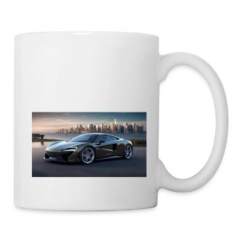Elegantes Supercar-Design – Für echte Auto-Fans - Tasse - Weiß - Rechts