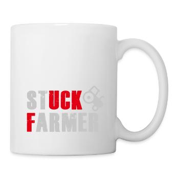 STUCK FARMER GREY RED - Mug - white - Right