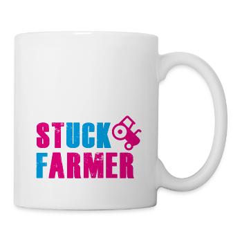 STUCK FARMER PINK BLUE - Mug - white - Right