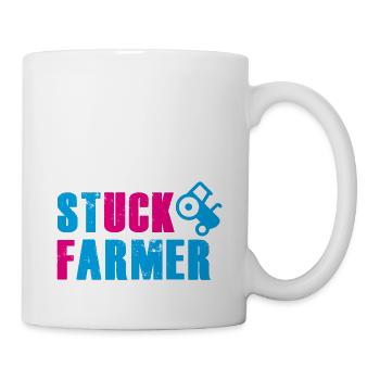 STUCK FARMER BLUE PINK - Mug - white - Right