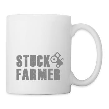 STUCK FARMER DARK GREY - Mug - white - Right