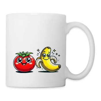 Tomate Banane - Mug blanc - blanc - Droite