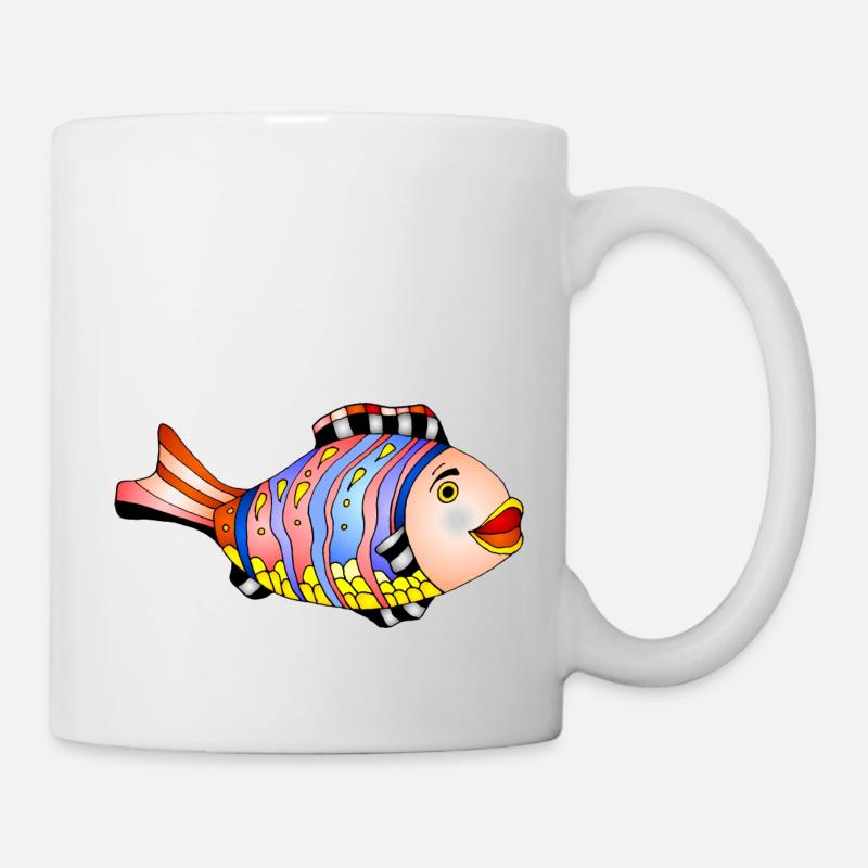 Fisch - Tasse - Weiß