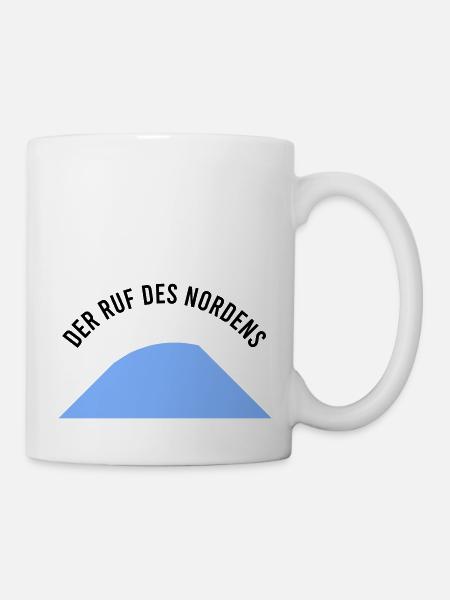Der Ruf des Nordens - Tasse - Weiß