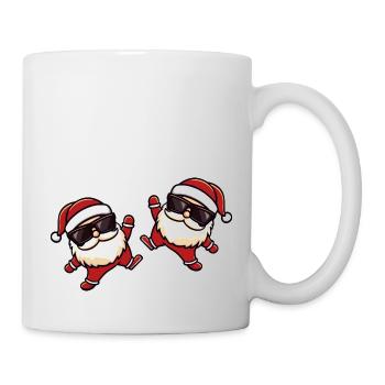 Santa Weihnachtsmann Team Lustig - Tasse - Weiß - Rechts