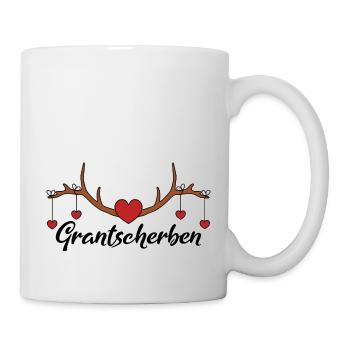 Dialekt Grantscherben - Tasse - Weiß - Rechts