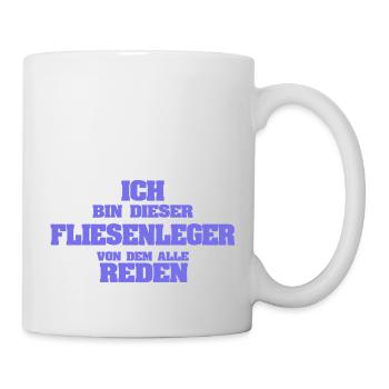 Tiler as a profession - Mug - white - Right
