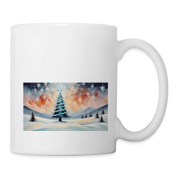 Sapin de Noël 1 - Mug blanc - blanc - Droite