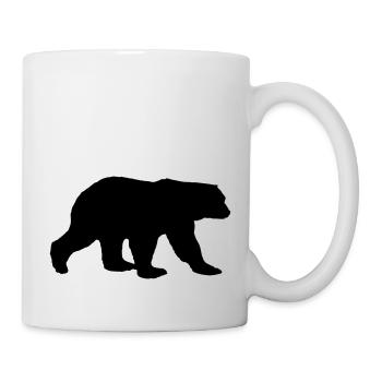 Bear Silhouette - Mug - white - Right