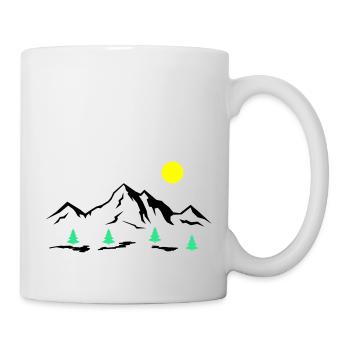 Mountains - Mug - white - Right