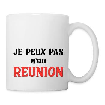 I can't I have a meeting - Mug - white - Right
