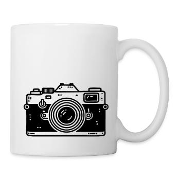 fotoapparat fotograf fotografieren kamera - Tasse - Weiß - Rechts