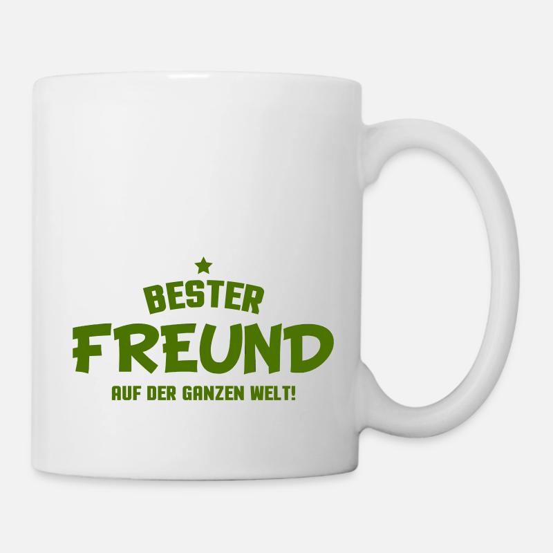 bester freund - Tasse - Weiß