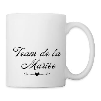 Team of The Bride Heart - Mug - white - Right
