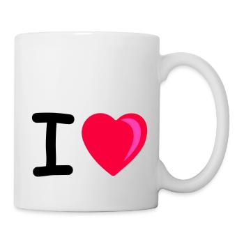 I heart - Mug - white - Right