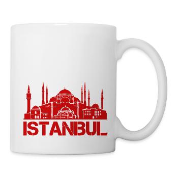 Istanbul Stadt - Tasse - Weiß - Rechts