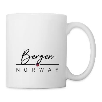 Norwegen - Bergen - Norge - Norway - Mug - white - Right