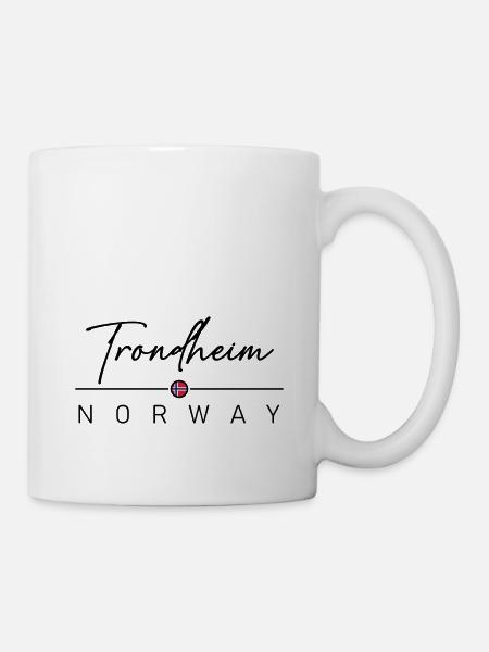 Norwegen - Trondheim - Norge - Norway - Tasse - Weiß