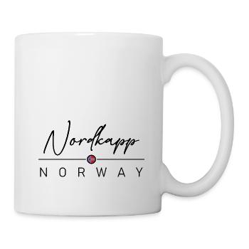 Norwegen - Nordkapp - Norge - Norway - Tasse - Weiß - Rechts