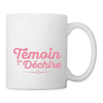 Témoin Qui Déchire - Mug blanc - blanc - Droite